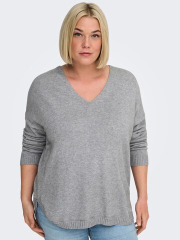 ONLY Carmakoma Sweater 'CARMargareta' in Grey