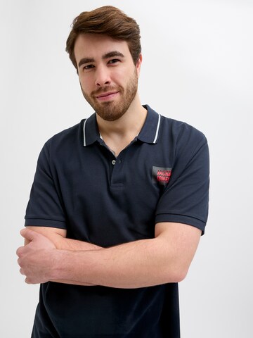 Jack & Jones Plus Shirt 'JJHUDSON' in Blauw