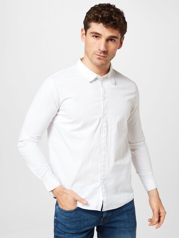 LMTD Regular fit Overhemd 'FREDAST' in Wit: voorkant