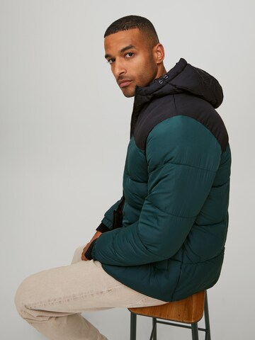 JACK & JONES Winter Jacket 'Chili' in Green