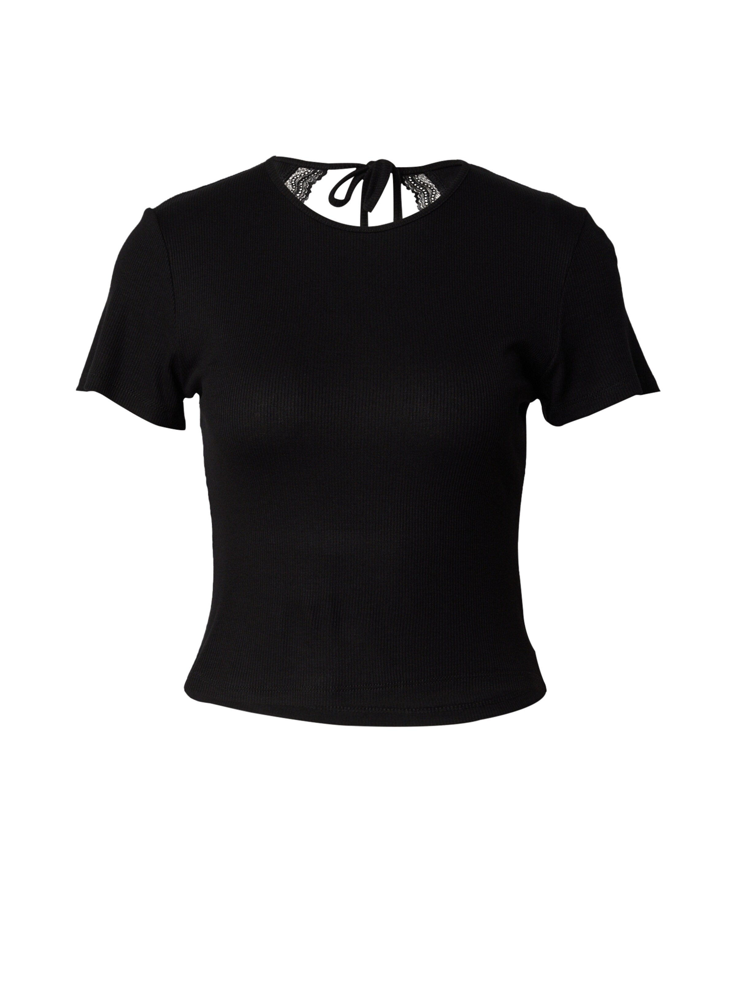 ABOUT YOU Μπλουζάκι 'Florence' σε μαύρο: μπροστά