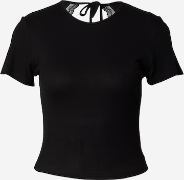 ABOUT YOU Majica 'Florence' | črna barva: sprednja stran