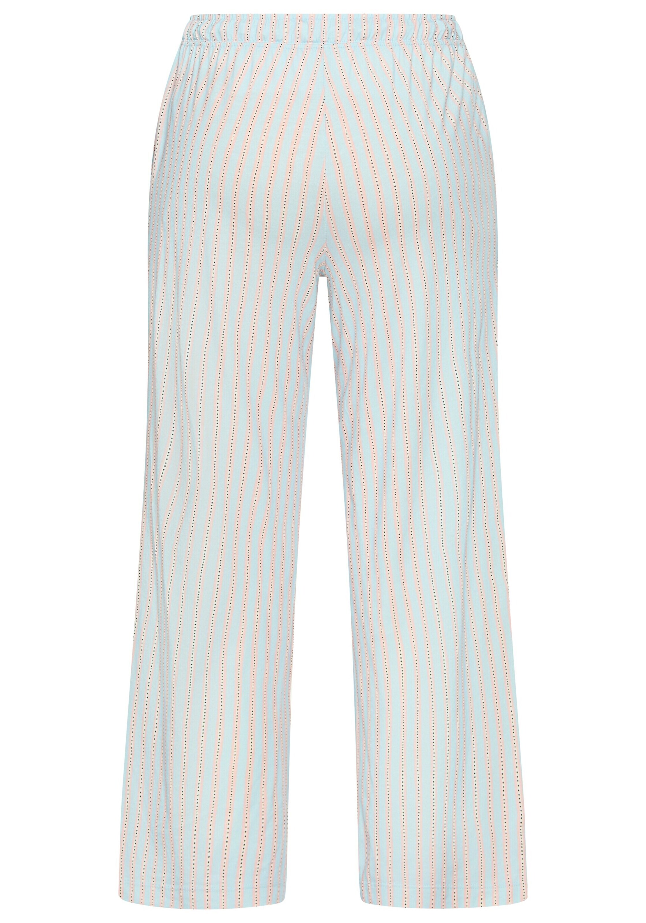 s.Oliver Wide Leg Pyjamahose in Blau