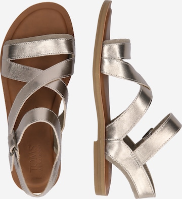 TOMS Sandal i guld