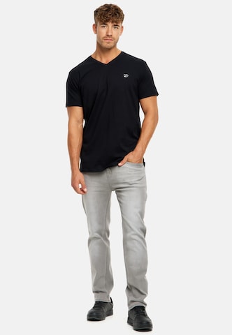 INDICODE JEANS Shirt 'Clever' in Zwart