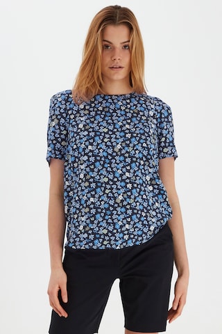 b.young Blouse in Blauw: voorkant
