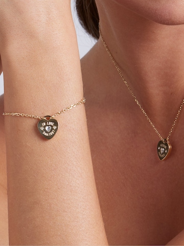 GUESS Bracelet 'Amore' in Gold: front