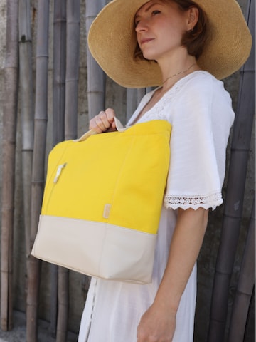 ZWEI Beach bag 'FIORELLA FI200' in Yellow: front