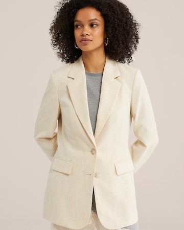 WE Fashion Блейзер в Бежевый: спереди