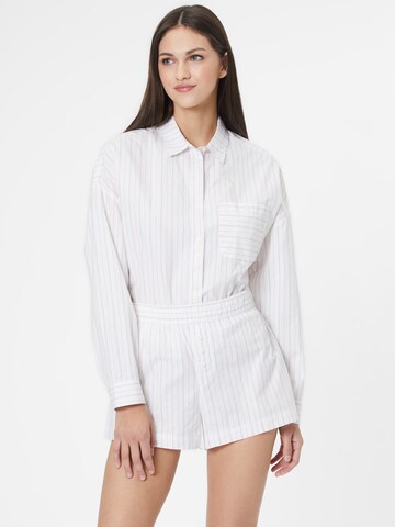 Monki Pajama in White: front