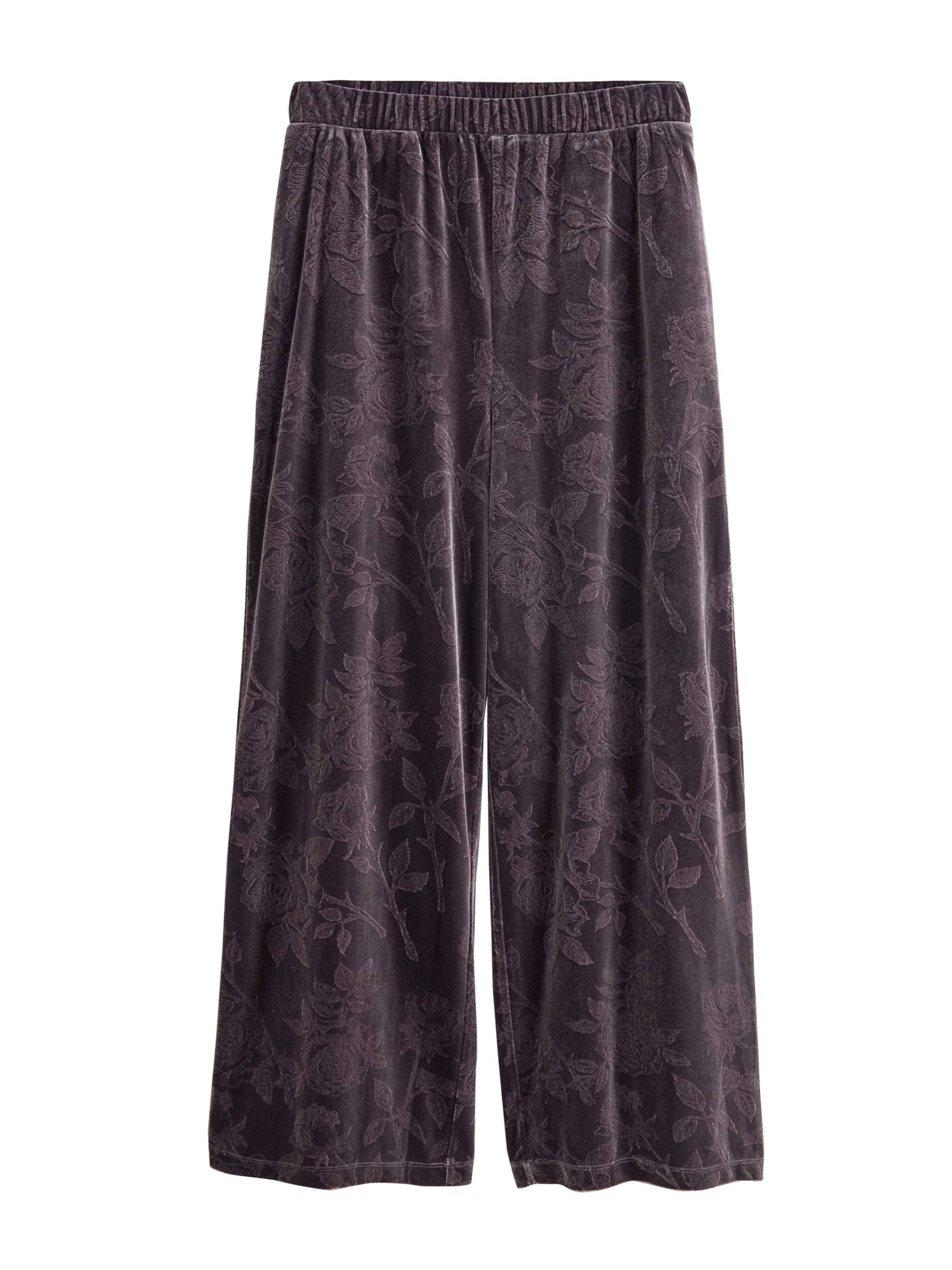 Next - Pierna ancha Pantalón en marrón: frente