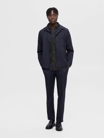 SELECTED HOMME Comfort fit Between-Season Jacket 'Robert' in Blue