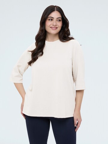 Pull-over Fiorella Rubino en blanc : devant