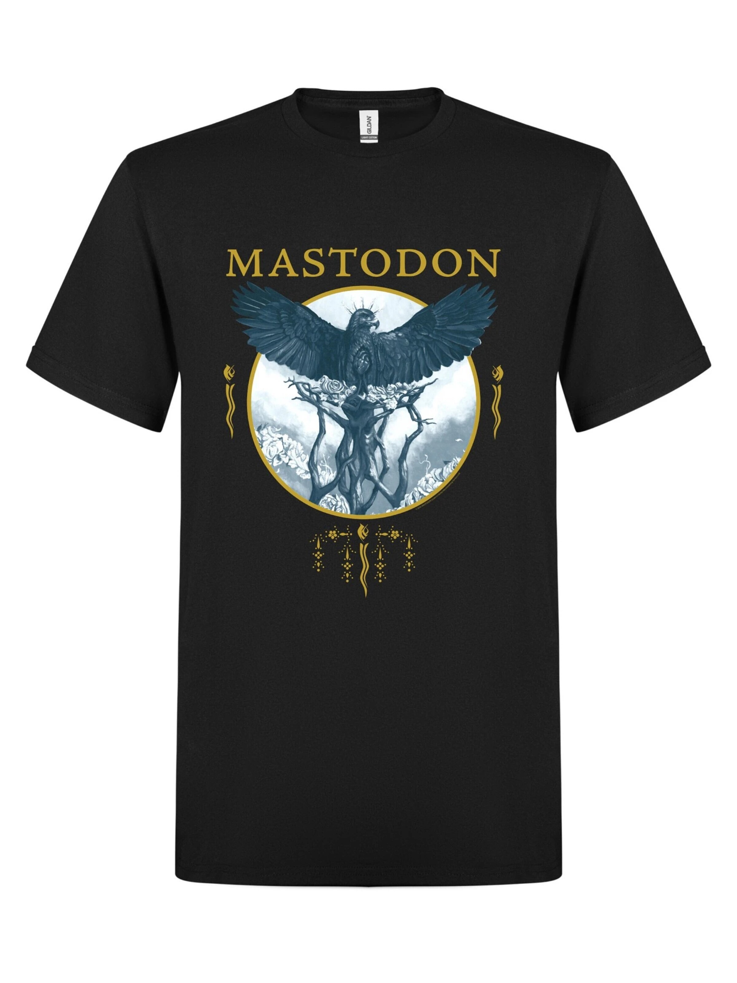 Mastodon Shirt 'Mastodon Hush and Grim T-Shirt' in Black: front