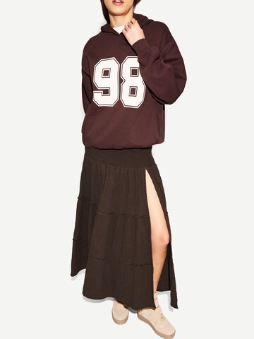 Bershka Skirt in Brown