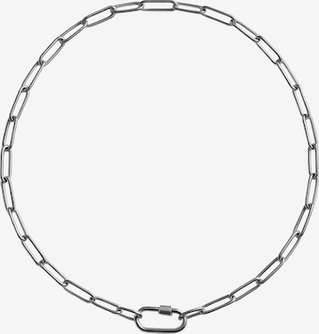 BEACH TO THE CITY Kette 'Paperclip' in Silber: Vorderseite
