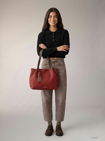 Emily & Noah Shopper 'Elke' in Red: front