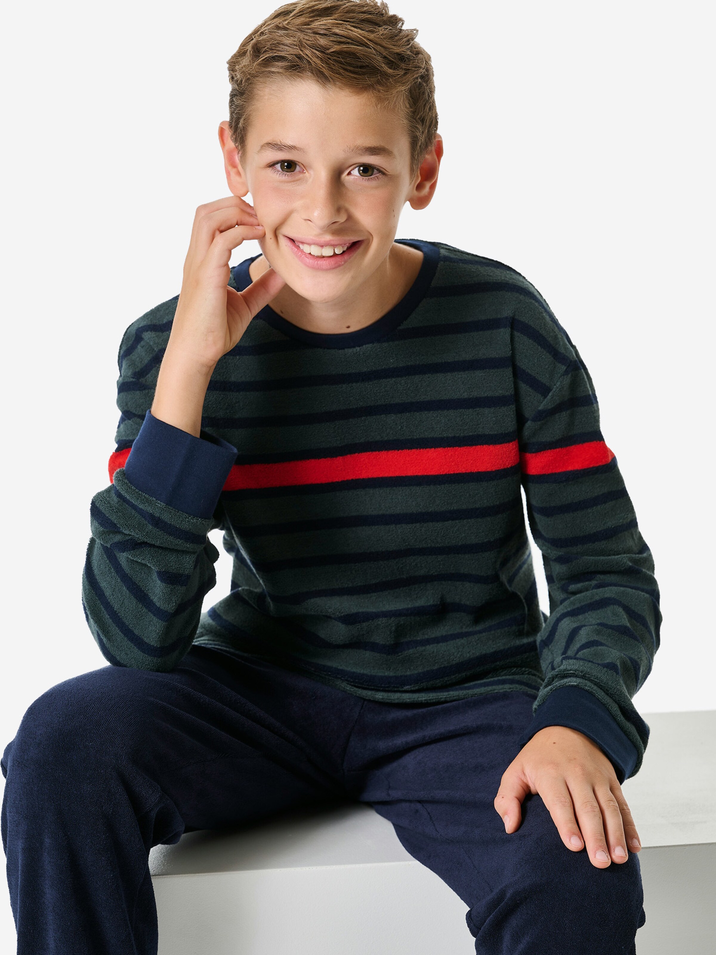 SCHIESSER - Pijama ' Nightwear ' en azul