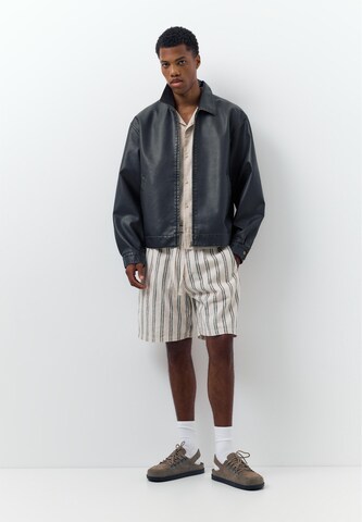 Largi Pantaloni de la Pull&Bear pe bej