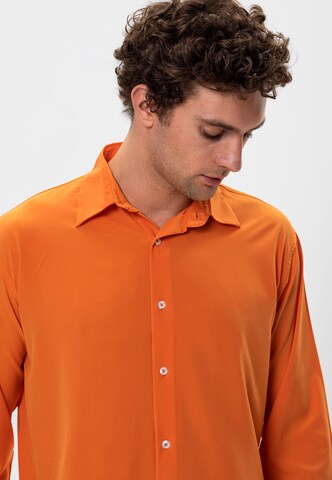 Antioch Slim fit Srajca | oranžna barva