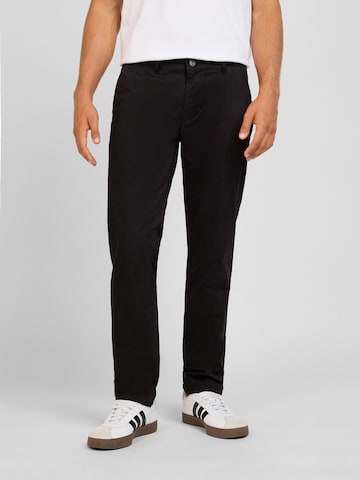 Pittman Slim fit Chino Pants 'Derrick' in Black: front