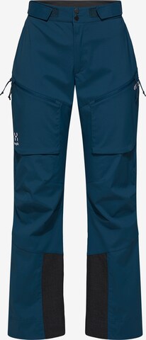 Haglöfs Outdoor Pants 'Touring Infinium' in Blue: front