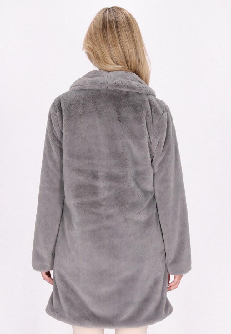 usha WHITE LABEL Mantel in Grau ABOUT YOU