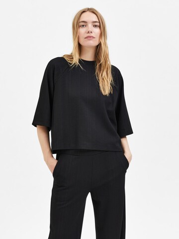 SELECTED FEMME Blouse 'RAGNILD' in Zwart: voorkant