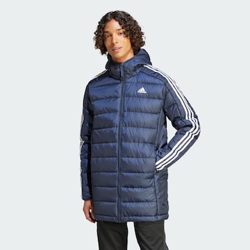 ADIDAS SPORTSWEAR Outdoor jacket 'Essentials 3-Streifen' in Blue: front