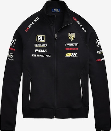 Veste de survêtement Polo Ralph Lauren en noir : devant