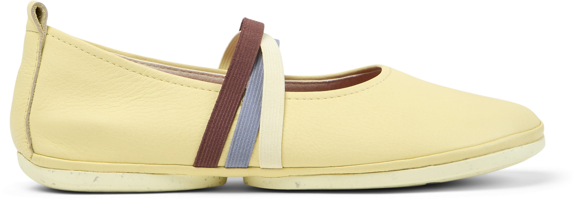 Ballerina con cinturino 'Right Nina' di CAMPER in giallo