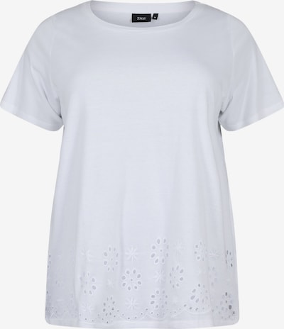 Zizzi Shirt 'Casy' in weiß, Produktansicht
