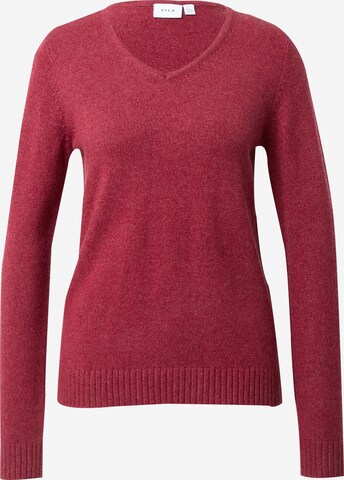 VILA Sweater 'Ril' in Red: front