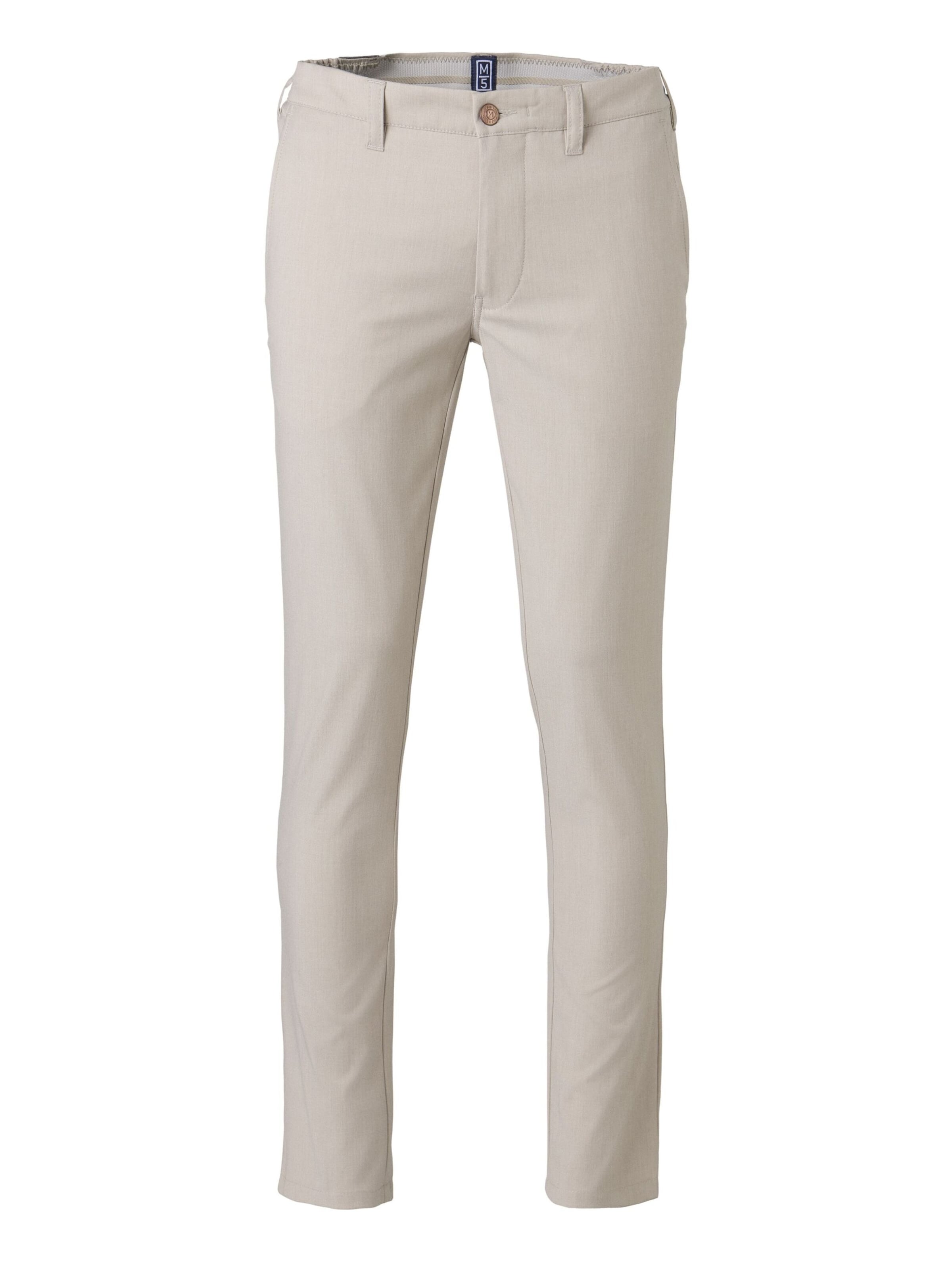 MEYER Slimfit Hose 'M5 Move 9-6196' in Beige: Vorderseite