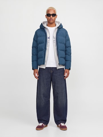 JACK & JONES Winter jacket 'JJSAGE' in Blue