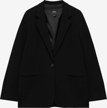 Blazer Pull&Bear en noir : devant