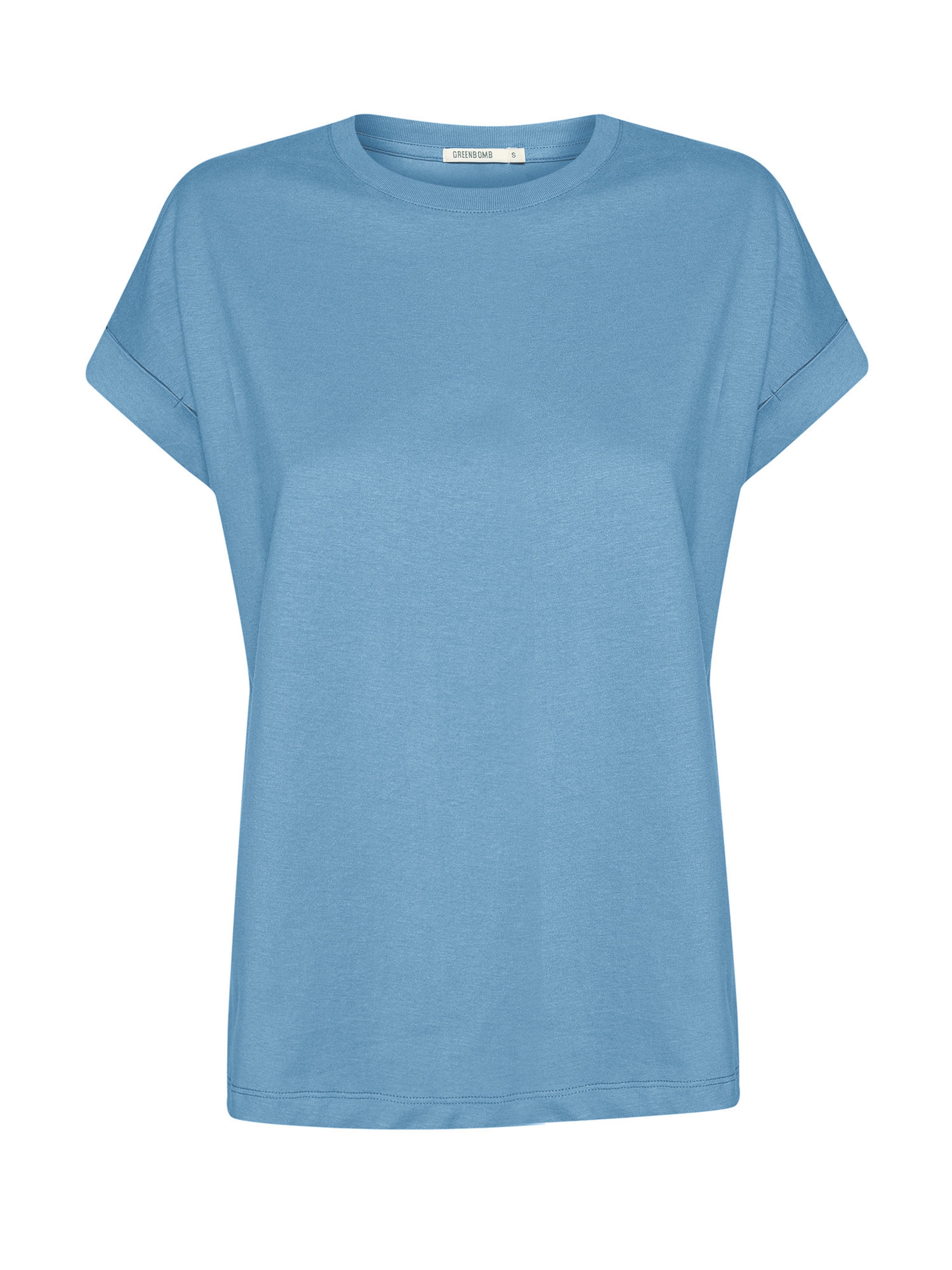 GREENBOMB T-Shirt 'Loony Basic' in Blau: Vorderseite