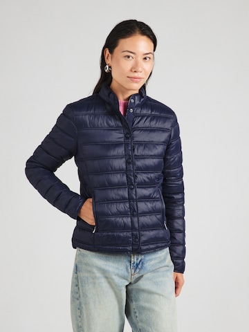 OUI Between-Season Jacket in Blue: front
