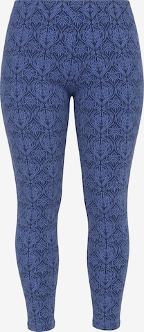 Ulla Popken Leggings in Blau: Vorderseite
