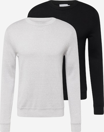 TOPMAN Sweater in Grey: front