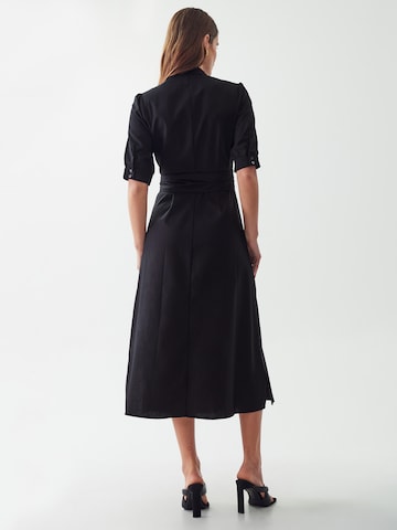 Willa Sukienka koszulowa 'LOUNGE' w kolorze czarny: tył