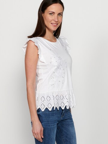 KOROSHI - Blusa en blanco