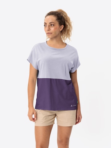 VAUDE Functioneel shirt 'Redmont' in Lila: voorkant