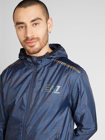 EA7 Emporio Armani Športna jakna | modra barva