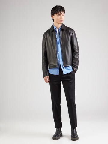 JACK & JONES - Slimfit Pantalón de pinzas 'JPRJaxon' en negro
