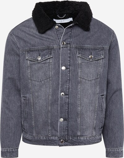 IRO Jacke 'STRIPESY' in grey denim, Produktansicht