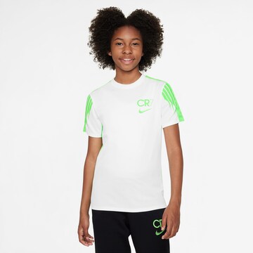 NIKE Performance Shirt 'CR7 ACD23' in White: front