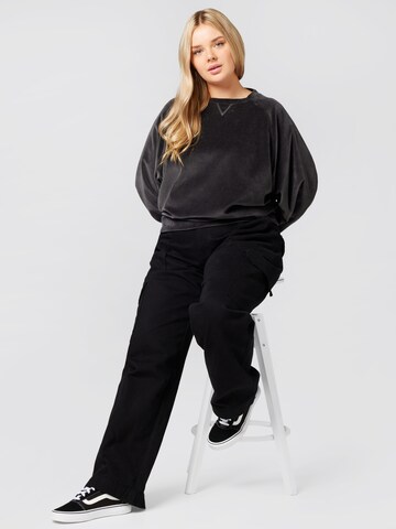 Wide Leg Pantalon 'Frances' A LOT LESS en noir