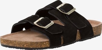 s.Oliver Mules in Black: front