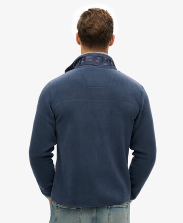 Veste en polaire Superdry en bleu